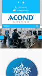 Mobile Screenshot of klimatizace-acond.cz